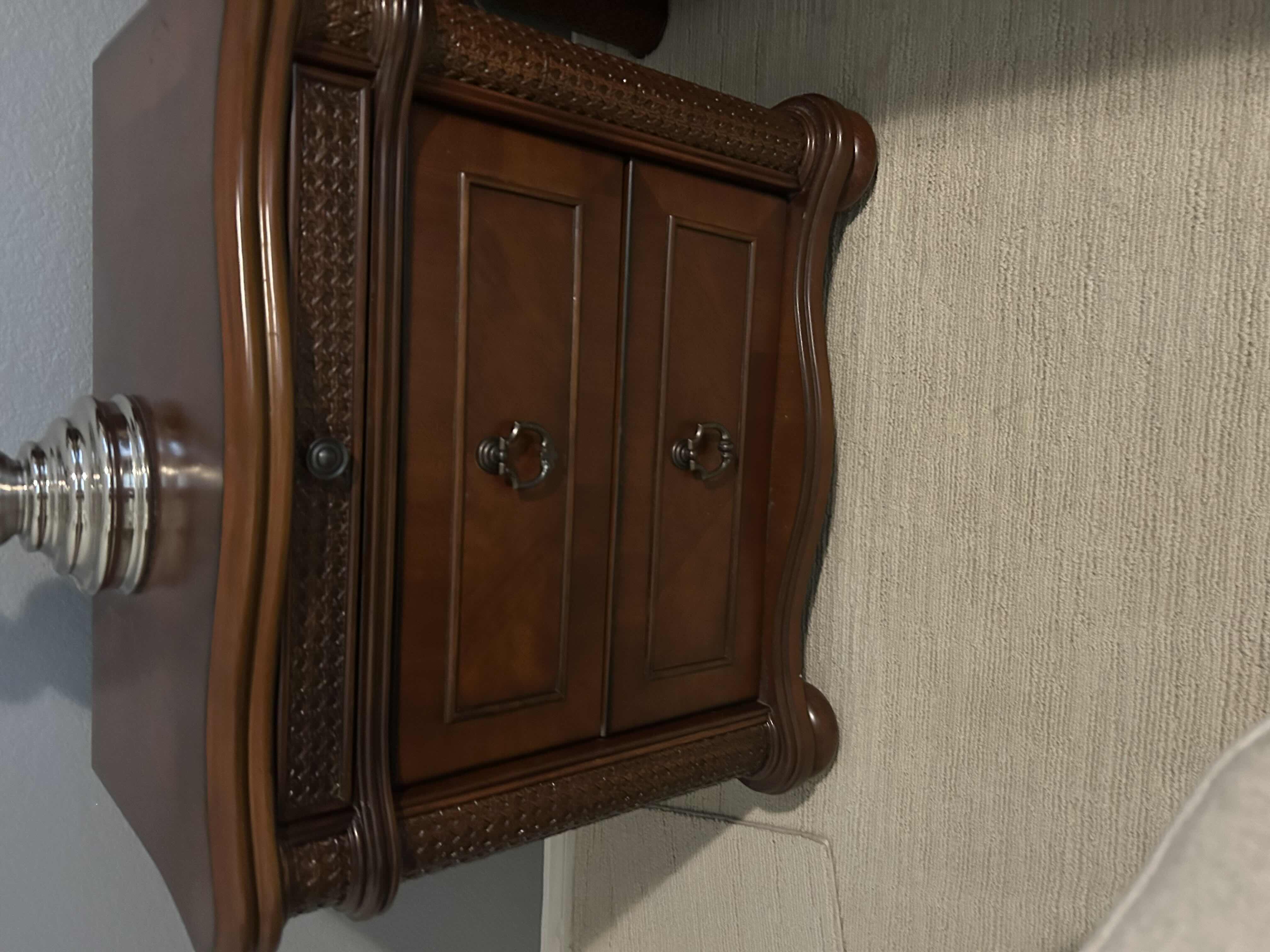 View 4 of COASTER GRAND ISLE NIGHTSTAND W DARK CHERRY FINISH 24'' X 14" H 30"