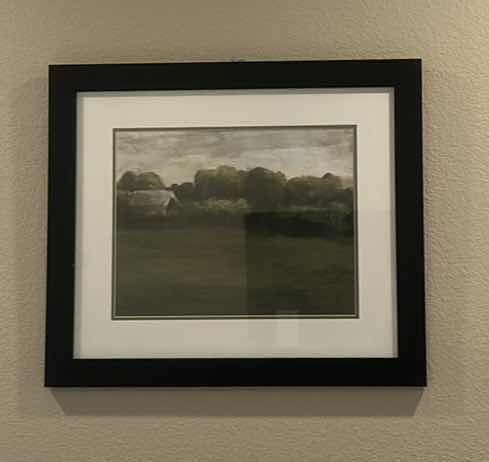 Photo 1 of BLACK FRAMED LANDSCAPE ARTWORK 27 1/2“ X H23 1/2“