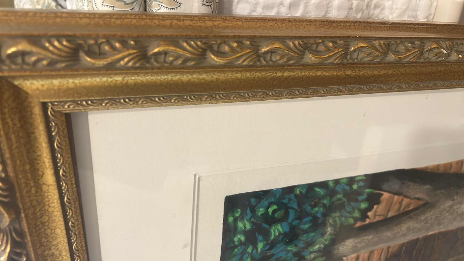 Photo 1 of FRAMED SERIGRAPH ON CANVAS “LA COURONNE” BY ARTIST ARKADY OSTRITSKY 44 1/2“ x H33 1/2“