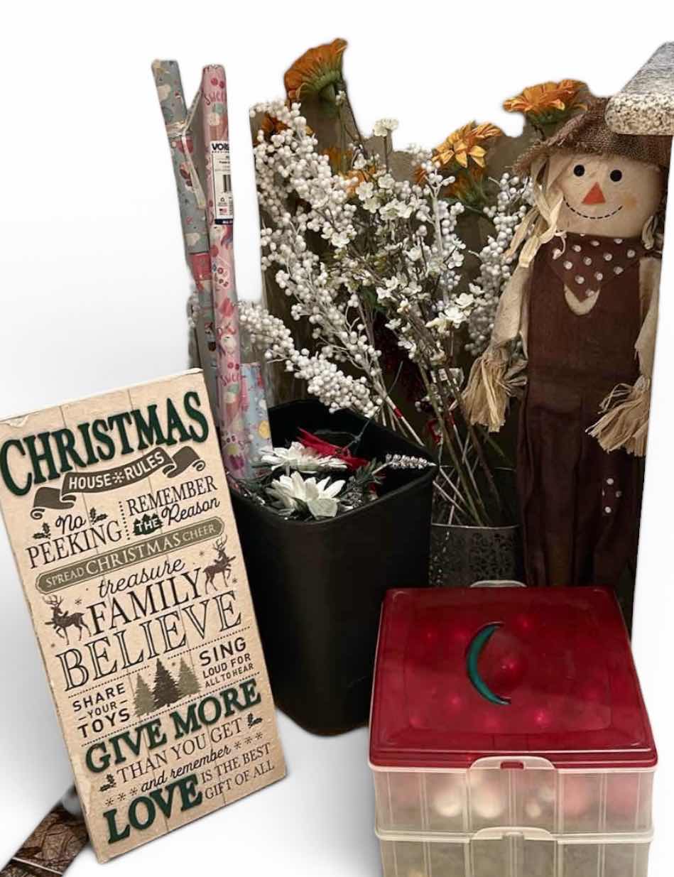 Photo 1 of HOLIDAY DECOR AND FAUX FLOWERS