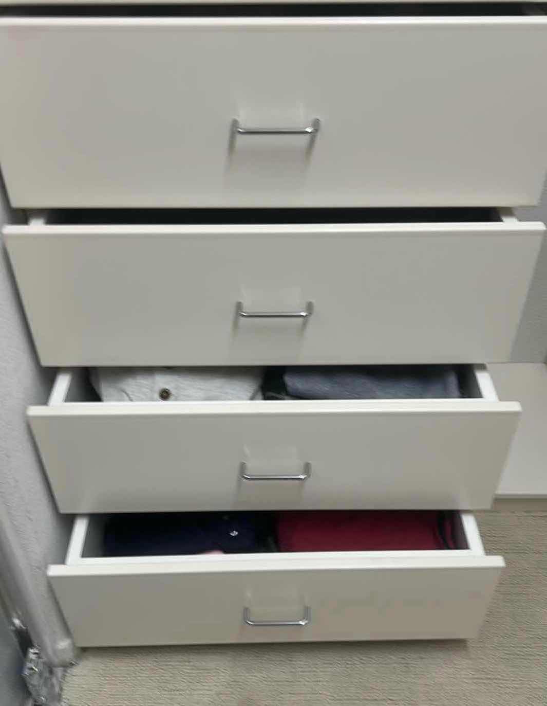 Photo 1 of CONTENTS OF 4 DRAWERS DENIM 36" X 30" SOCKS MENS BATHING SUITS SIZE MED LARGE