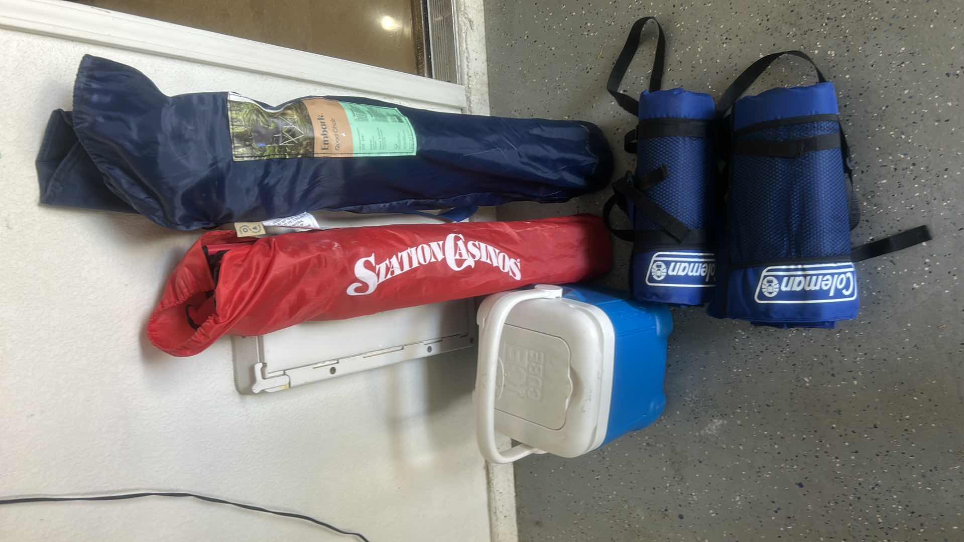 Photo 1 of STADIUM CHAIRS, IGLOO COOLER, AND MORE