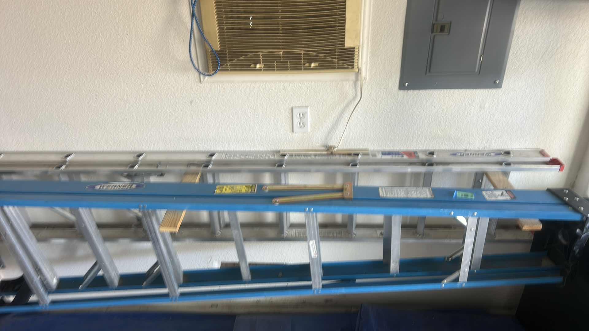 Photo 1 of 16 FT. ALUMINUM EXTENSION LADDER W 200LB LOAD CAPACITY