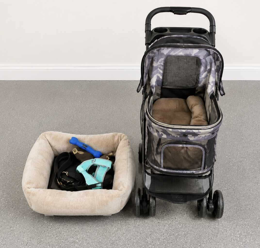 Photo 1 of DOG STROLLER, DOG BED, AND SUPPLIES