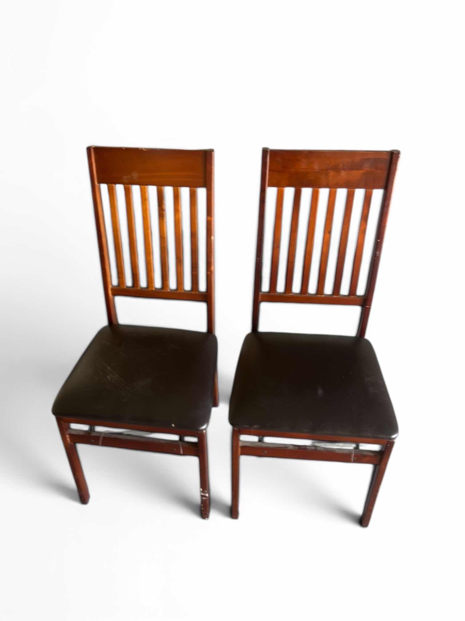 Photo 1 of 2 VINTAGE FOLDING CARD CHAIRS