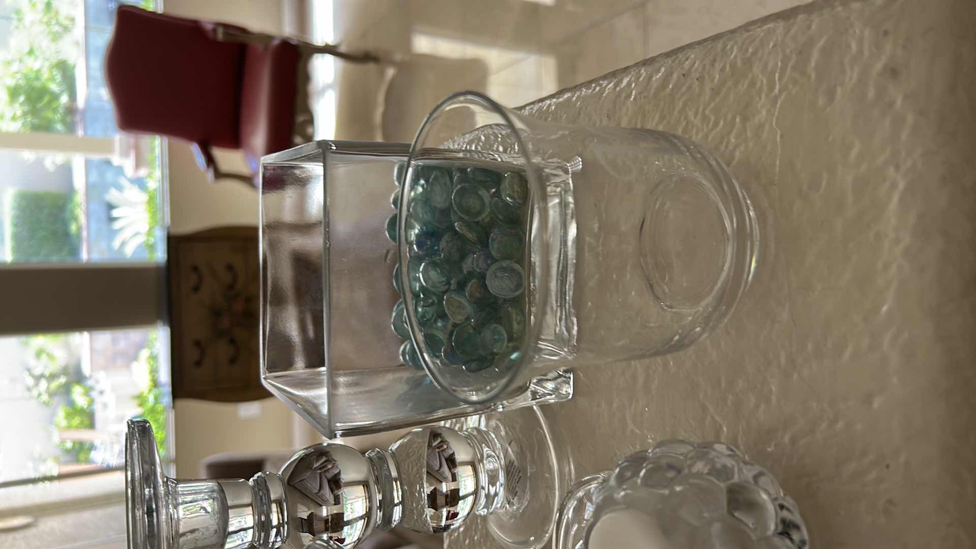 Photo 1 of CRYSTAL CANDLE HOLDERS, TEA, LIGHTS, AND MORE