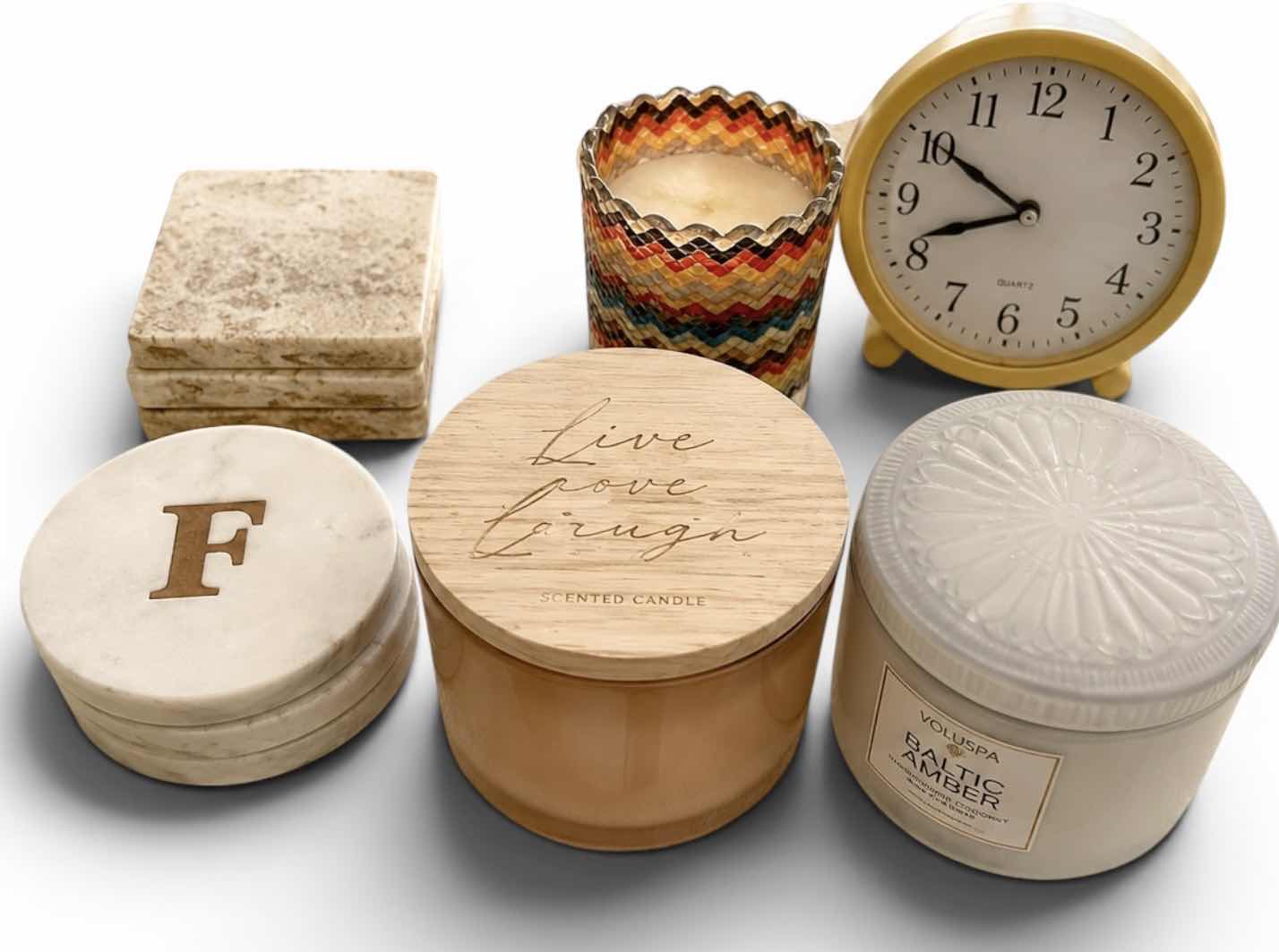 Photo 1 of HOME DECOR ITEMS, COASTERS, CANDLES, AND MORE