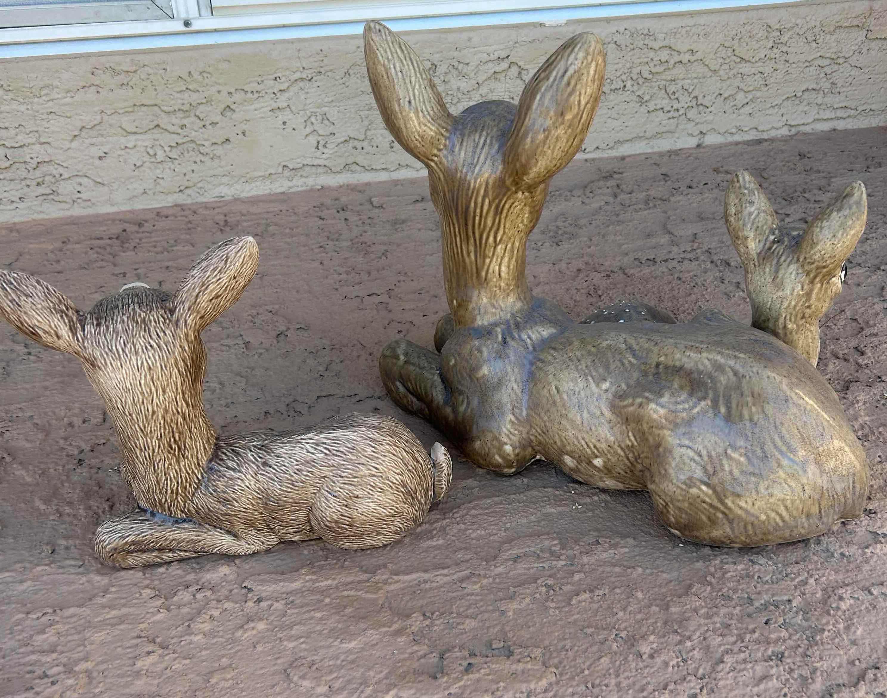 Photo 1 of VINTAGE 1998 RESIN DEER PALS