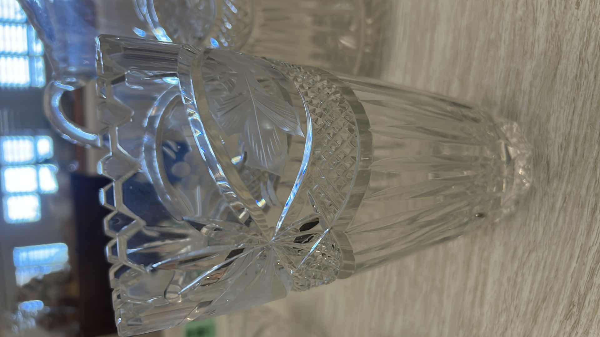 Photo 1 of 4- GLASS CANDY DISH WATER PITCHER VASE
