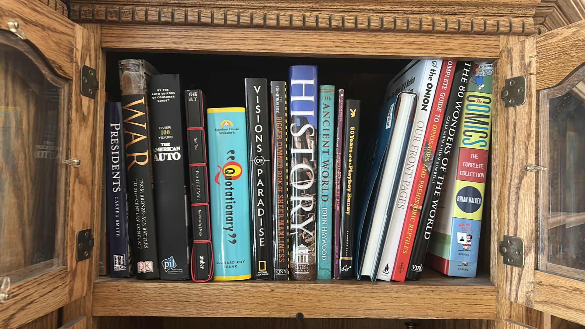 Photo 1 of CONTENTS OF 3 SHELVES BOOKS VARIOUS TITLES AUTHORS