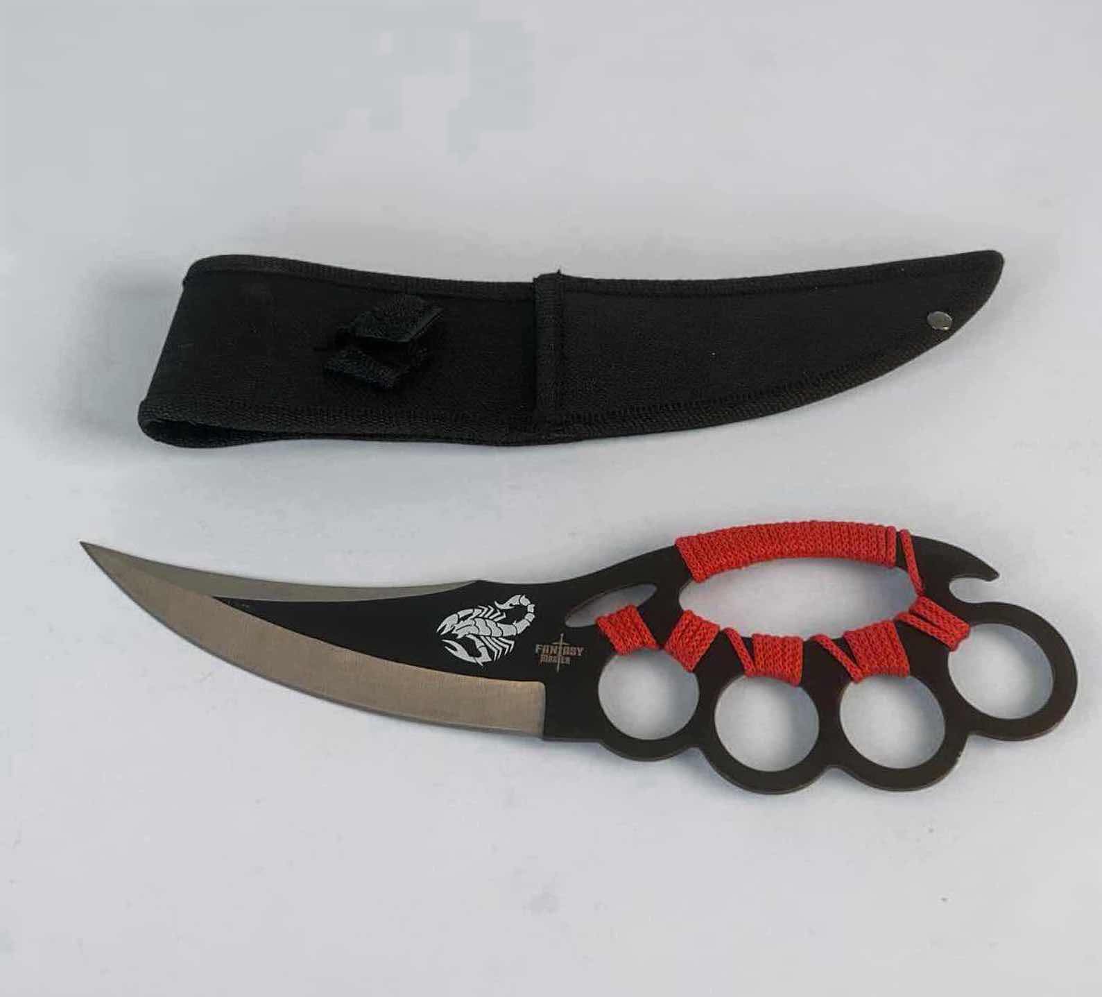 Photo 1 of FANTASY MASTER SCORPION KNUCKLE KNIFE W CASE