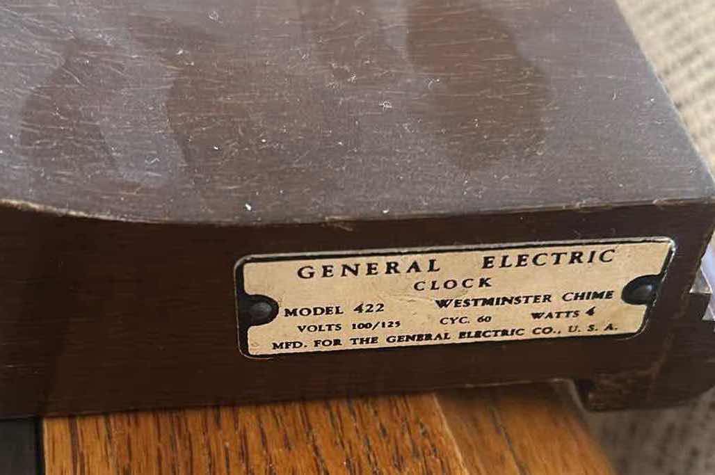 Photo 1 of VINTAGE CAMELBACK ELECTRIC MANTEL CLOCK 16"