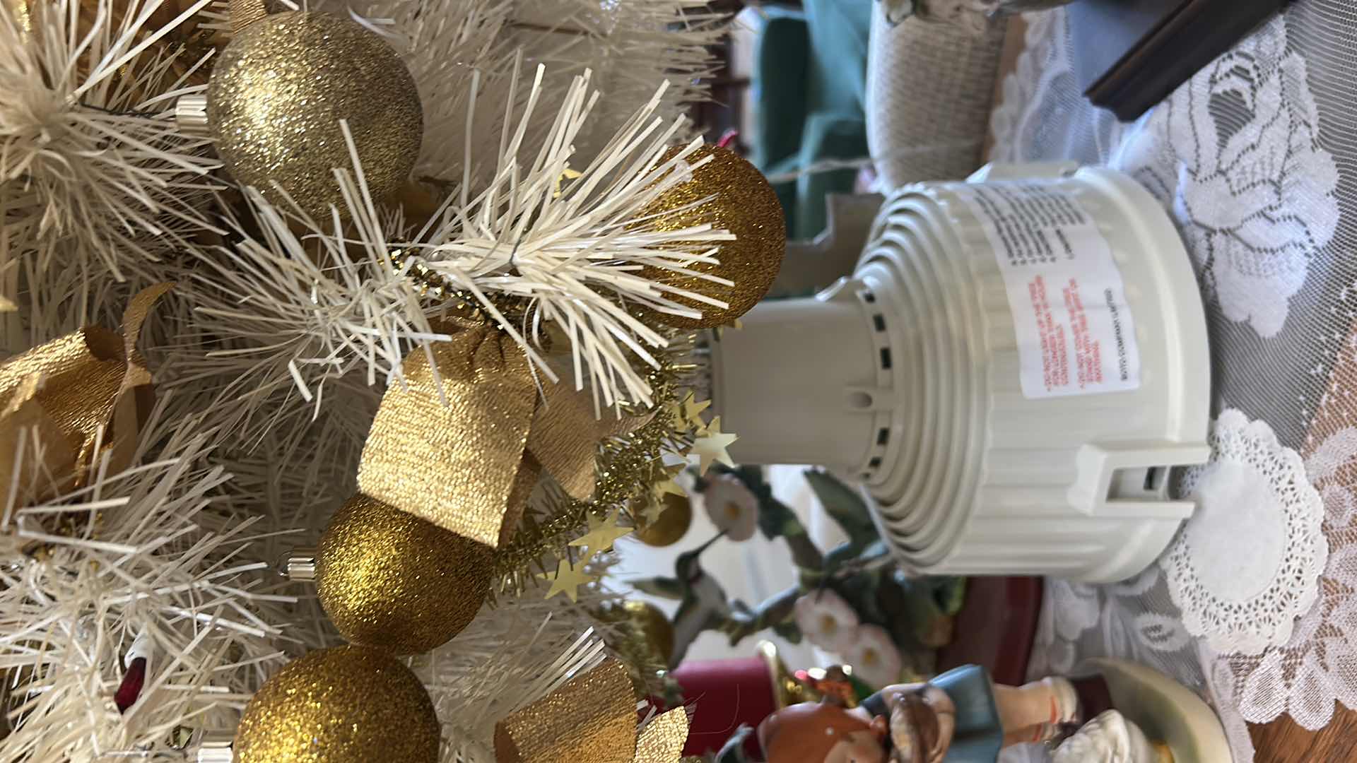 Photo 1 of DECORATED FAUX CHRISTMAS TREE H43”