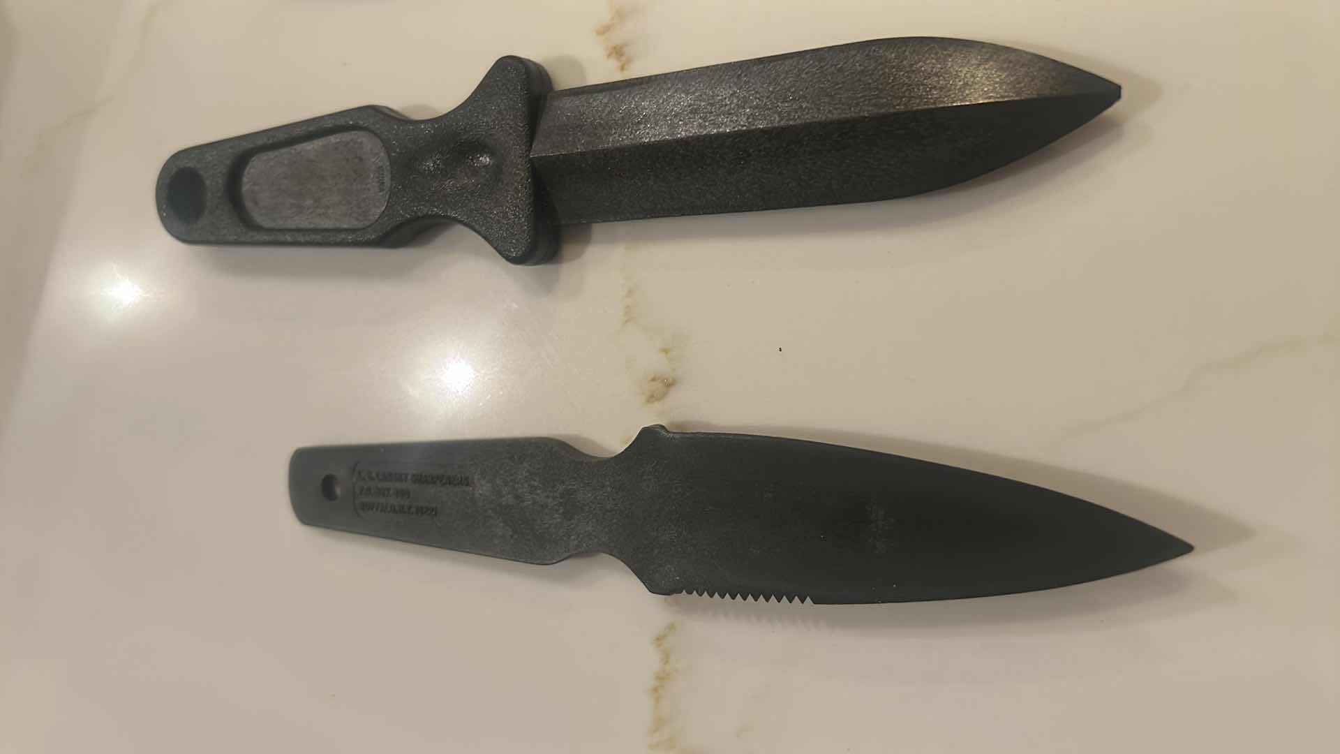 Photo 1 of 4- EXECUTIVE LETTER OPENER COMBAT UTILITY KNIFE COMPOSITE PLASTIC DAGGER