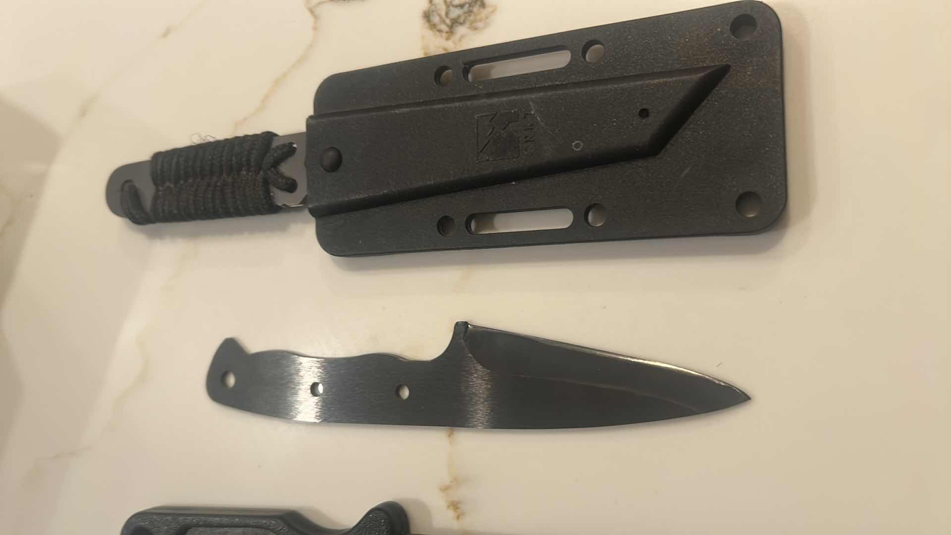 Photo 1 of 4- EXECUTIVE LETTER OPENER COMBAT UTILITY KNIFE COMPOSITE PLASTIC DAGGER