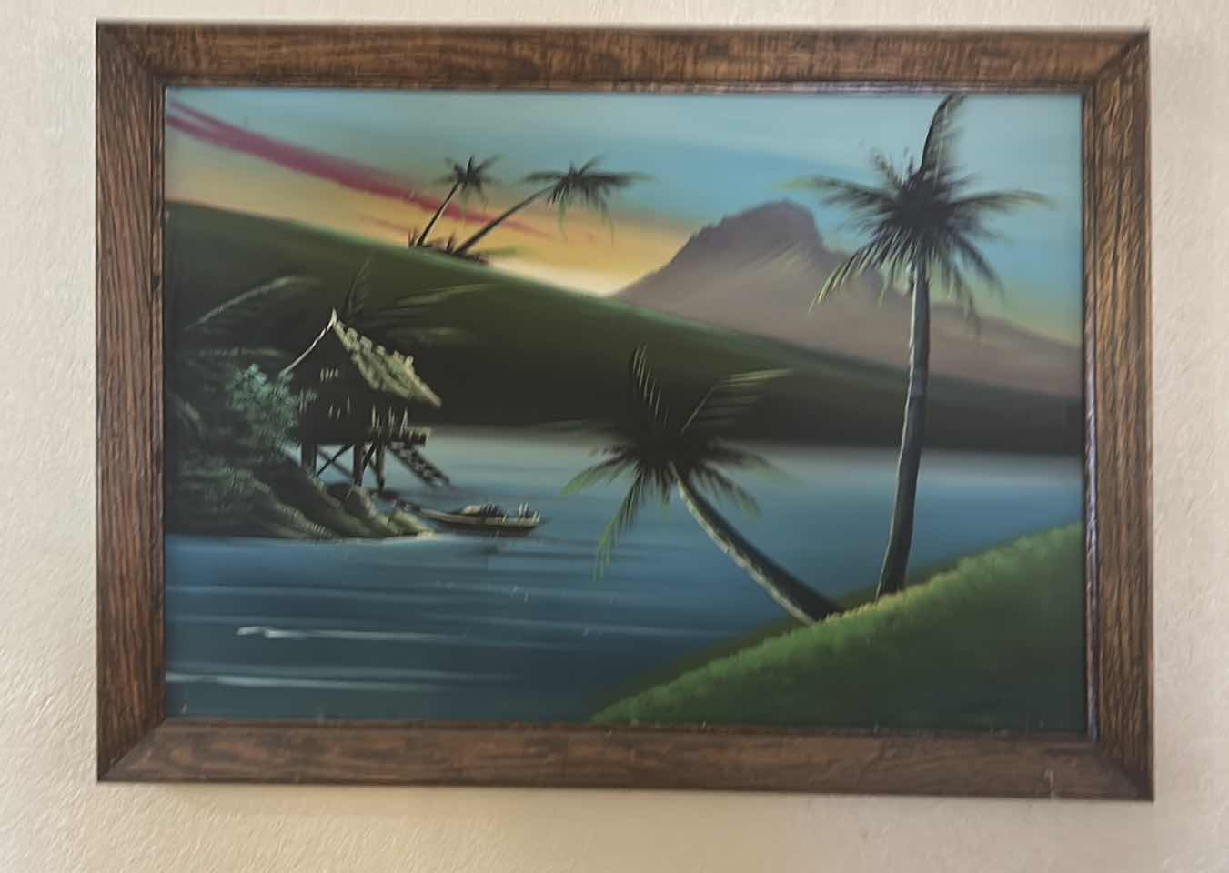 Photo 1 of VINTAGE WOOD FRAMED LANDSCAPE PAINTING-ARTWORK
22 1/4 x16/4