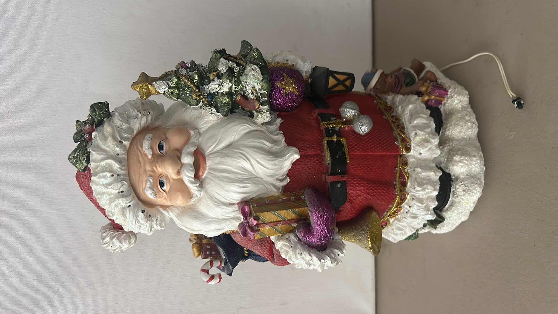 Photo 1 of CHRISTMAS SANTA CLAUS FIGURINE, H12”