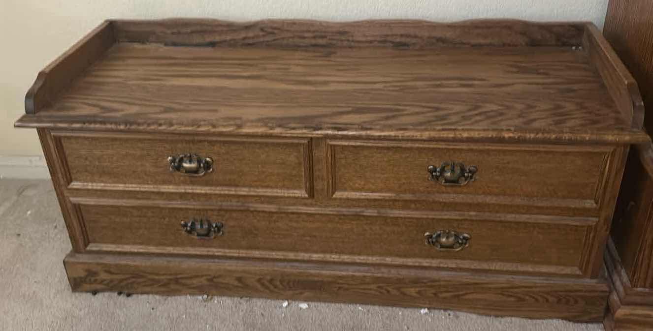 Photo 1 of VINTAGE CEDAR WOOD TRUNK STORAGE 47" X 18'