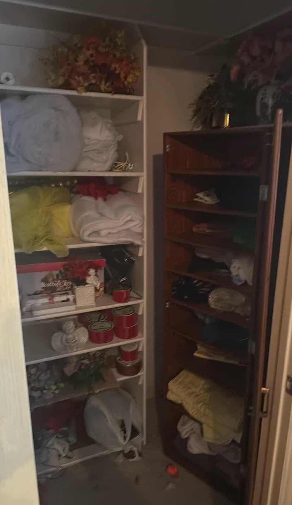 Photo 1 of CONTENTS OF CLOSET ARTS & CRAFTS / CABINET H 64” W 19”