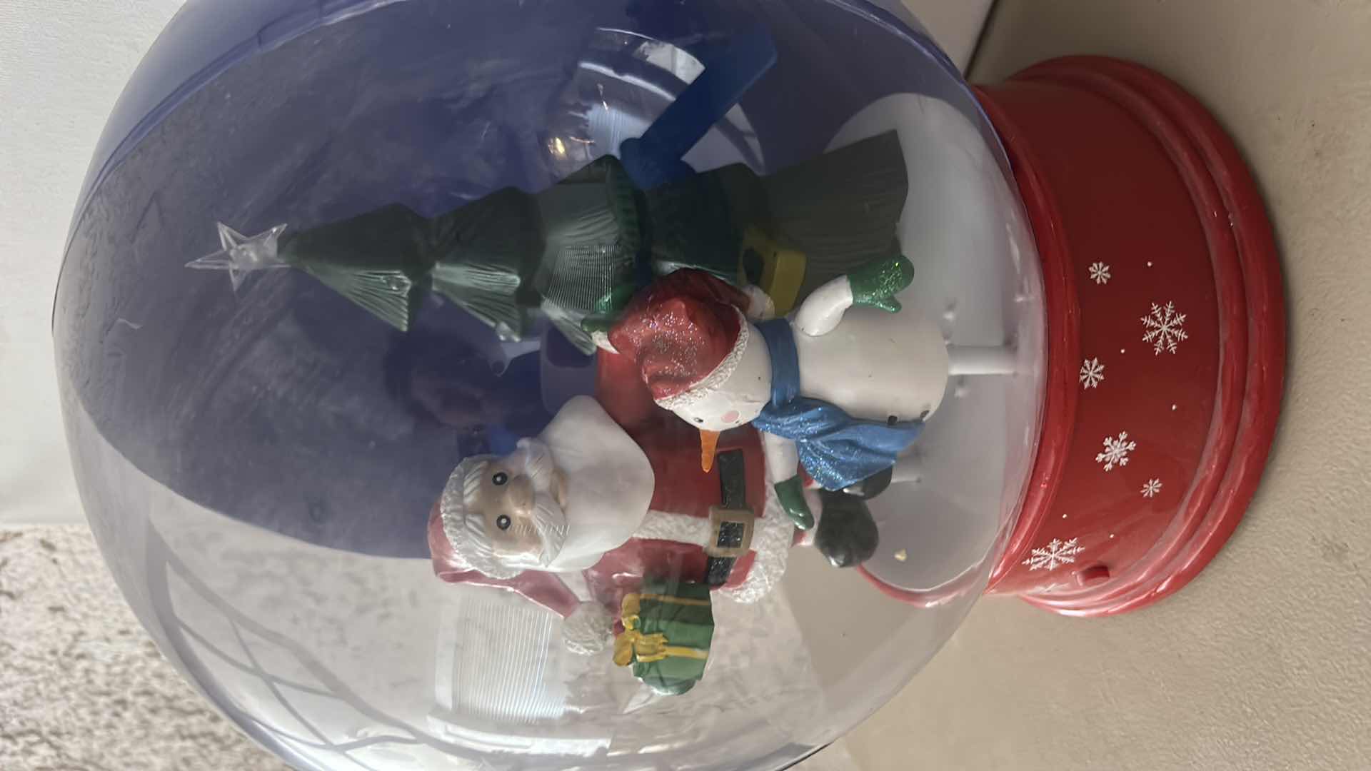 Photo 1 of CHRISTMAS SNOW GLOBE H12”