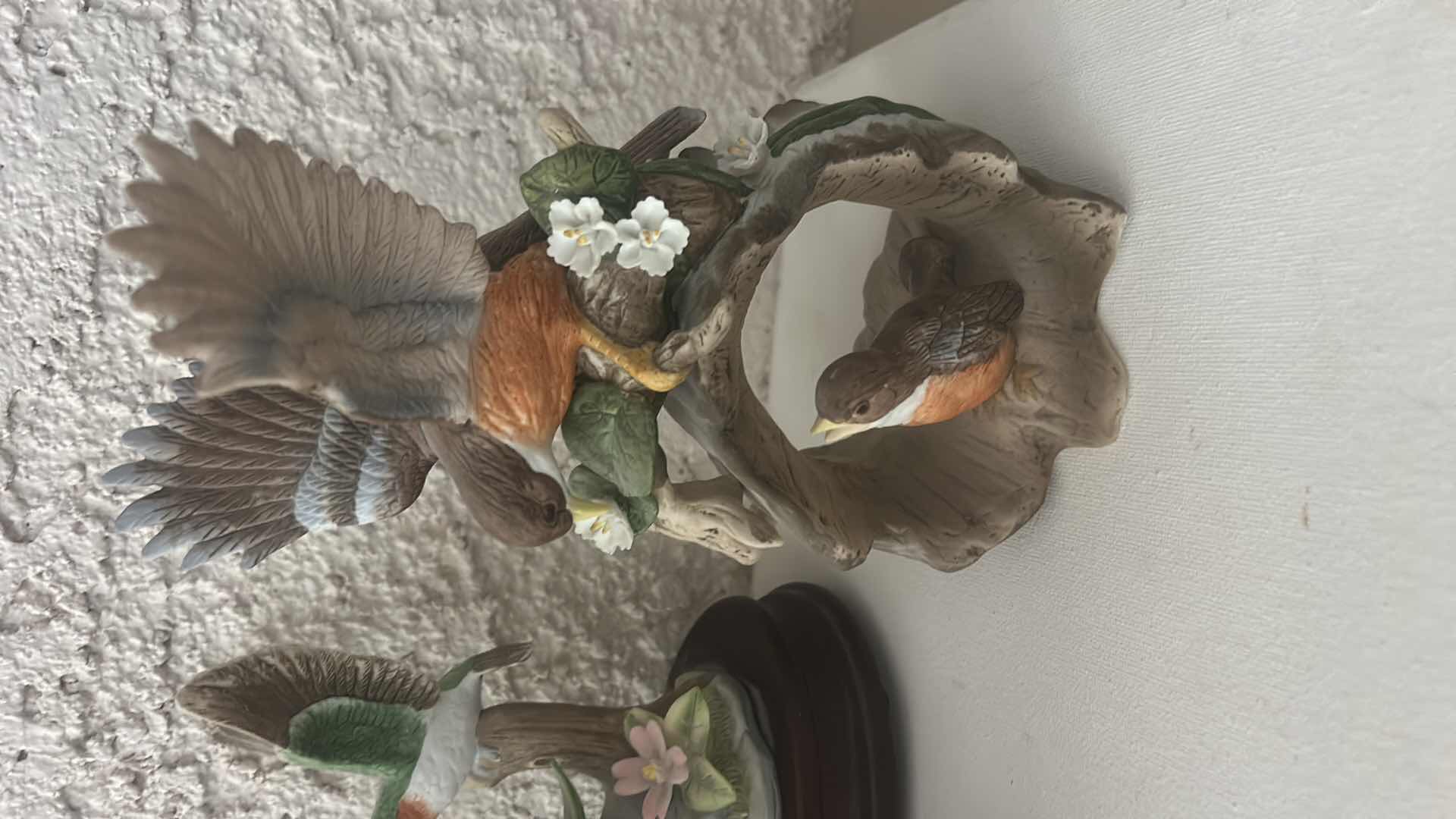 Photo 1 of 4 CERAMIC BIRD FIGURINES, TALLEST, 10”