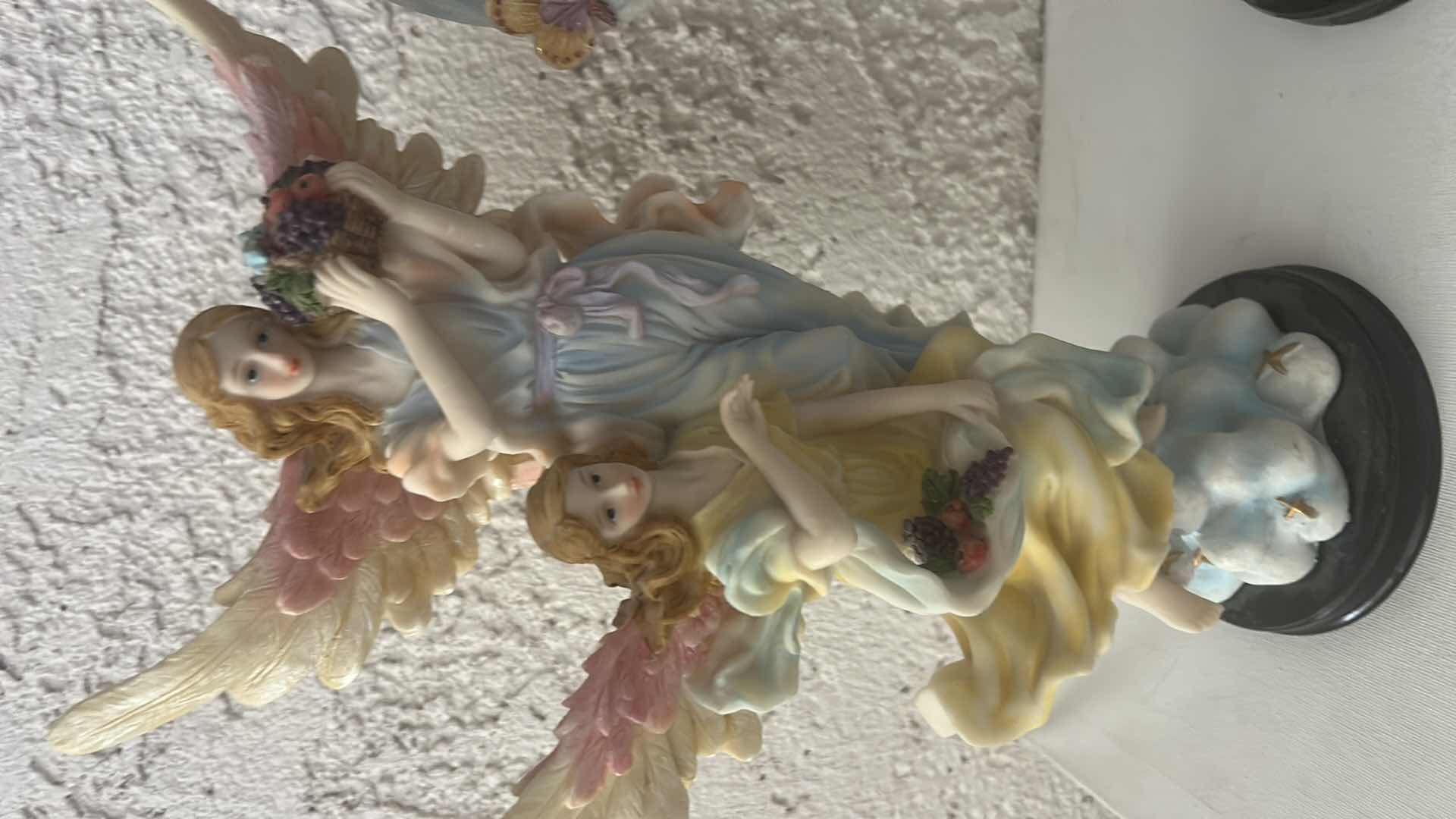 Photo 1 of 2 RESIN ANGEL FIGURINES H15”