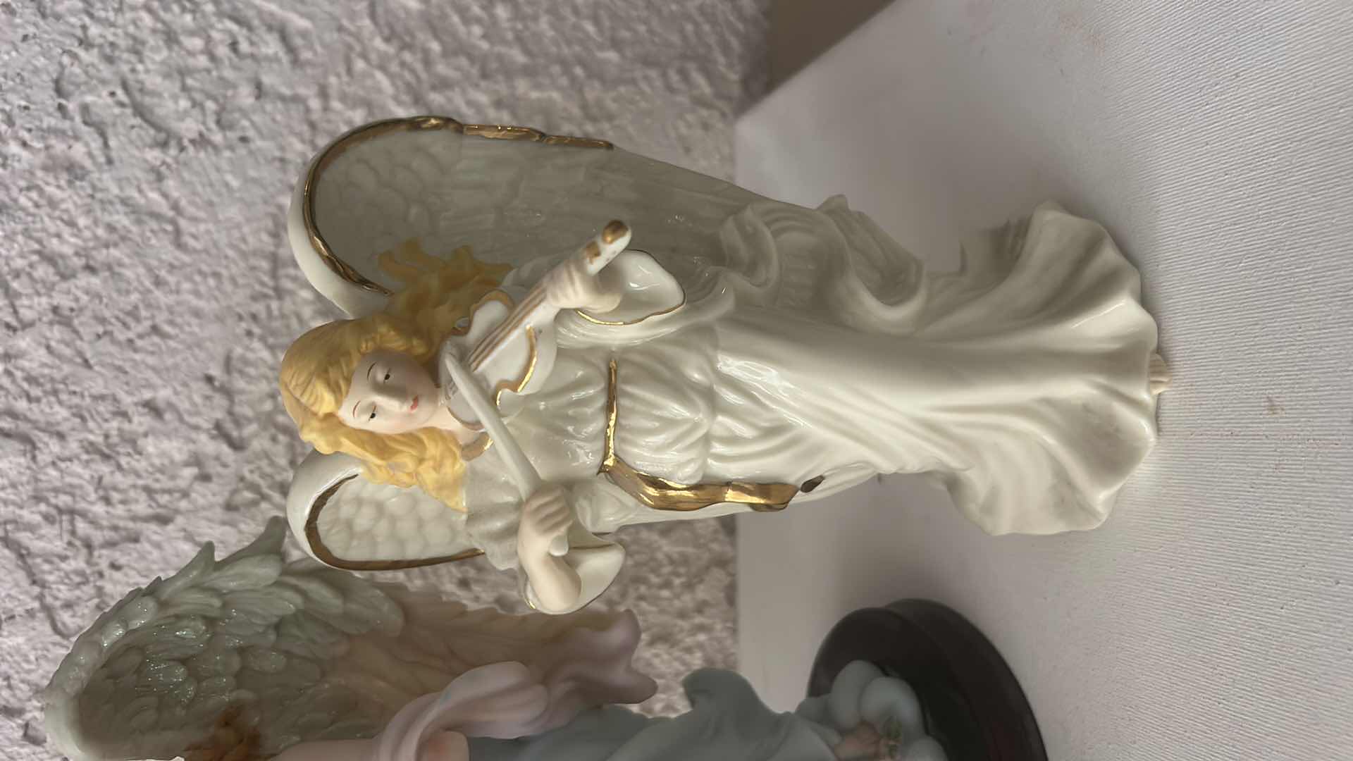Photo 1 of 3 RESIN ANGEL FIGURINES, H11”