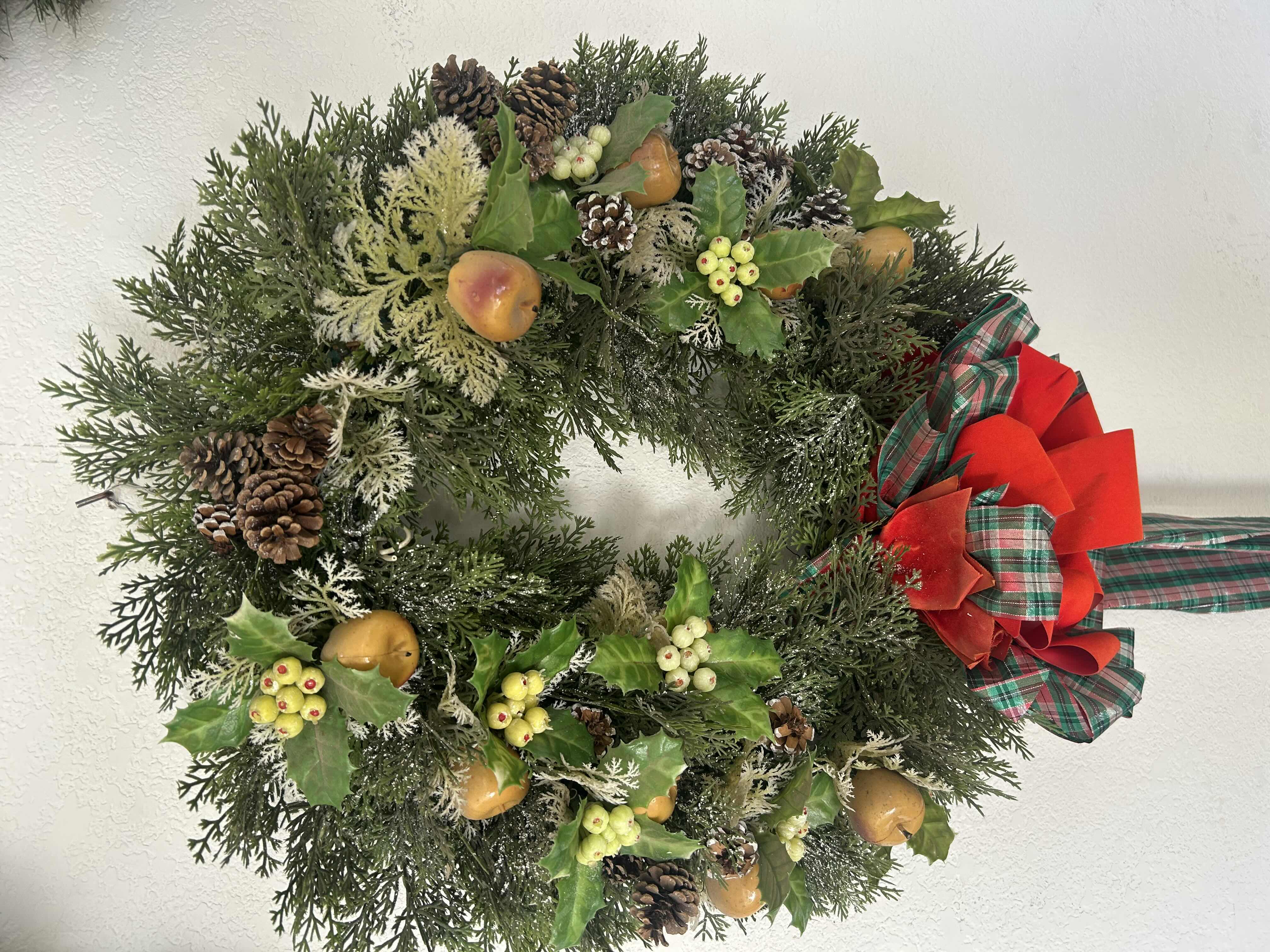Photo 1 of 5-DECORATIVE CHRISTMAS WREATHS