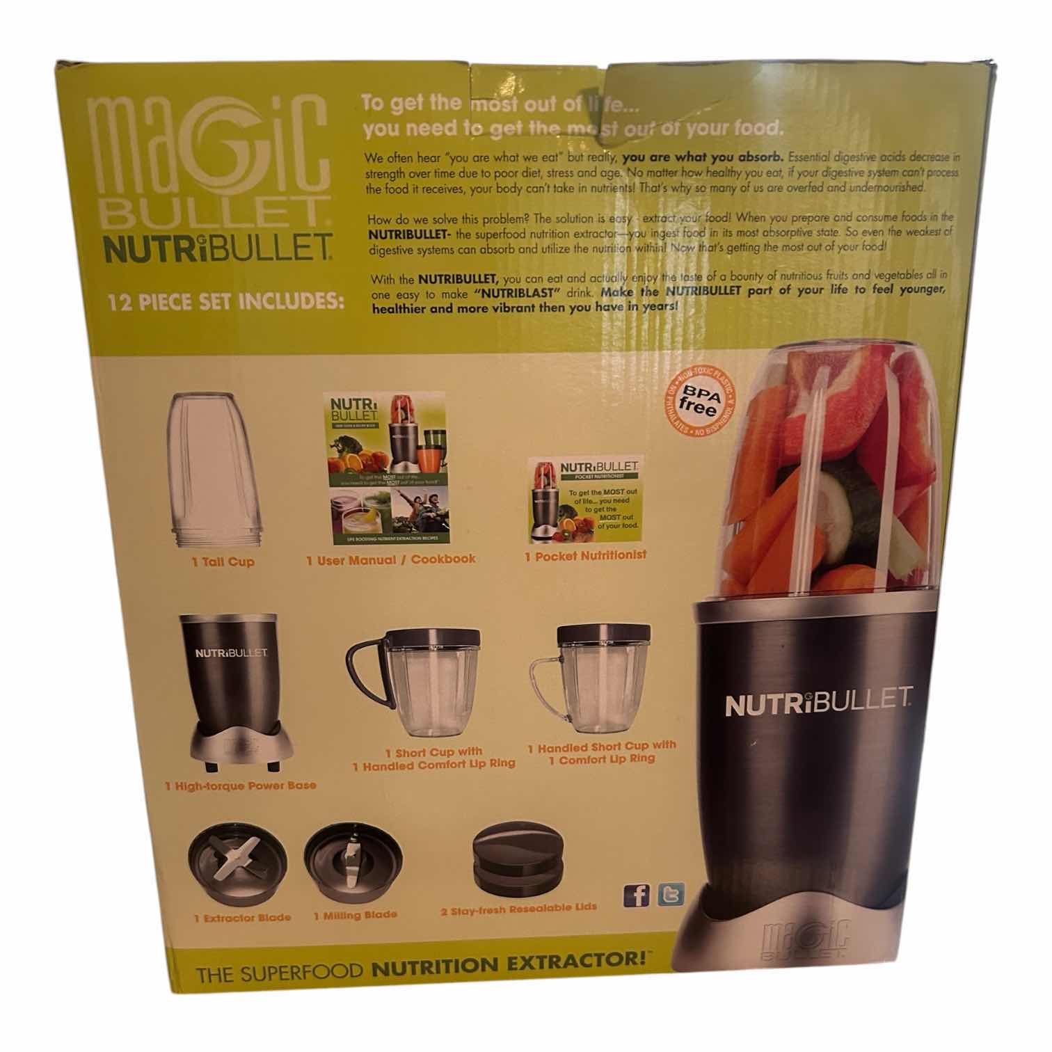 Photo 1 of NIB MAGIC BULLET NUTRIBULLET