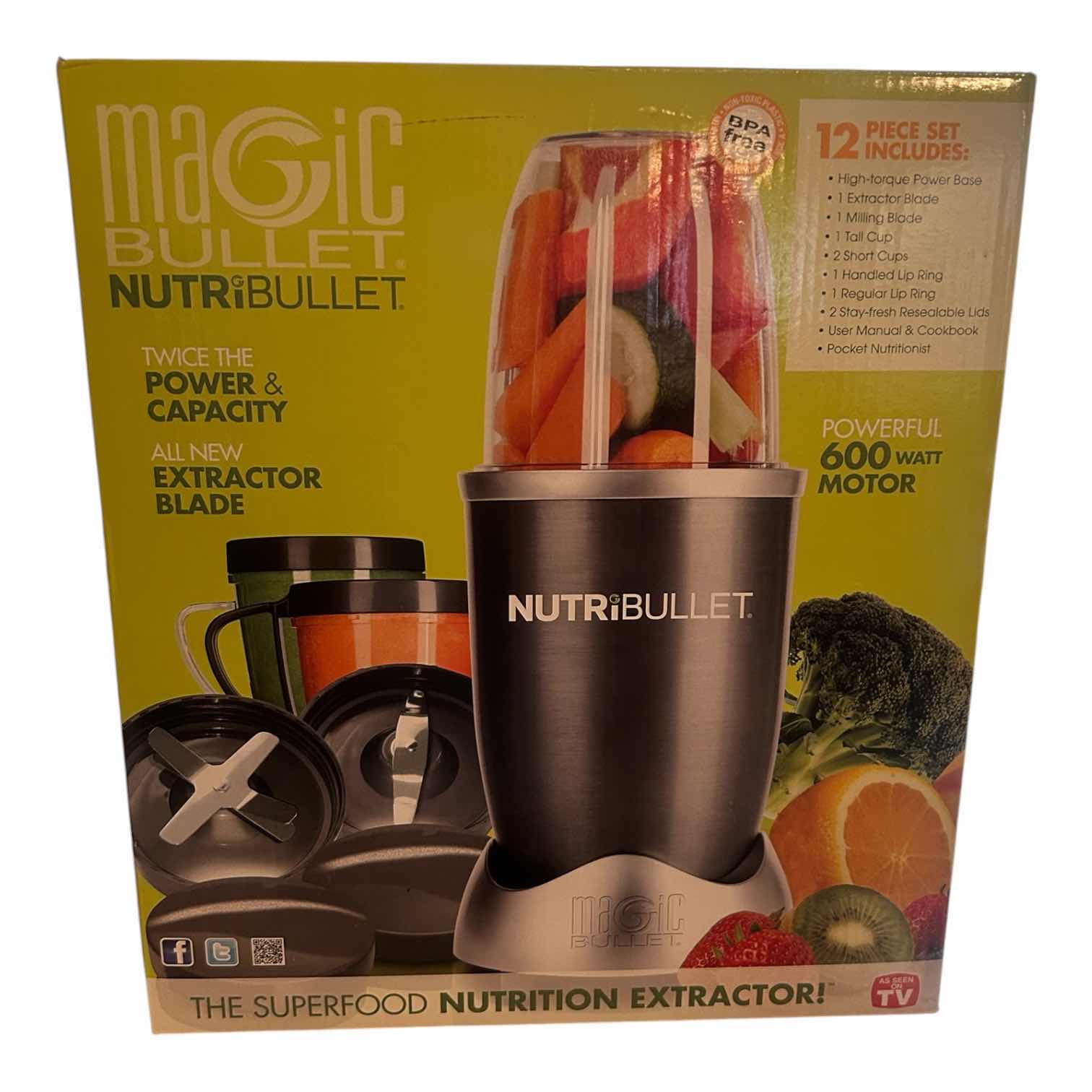 Photo 1 of NIB MAGIC BULLET NUTRIBULLET