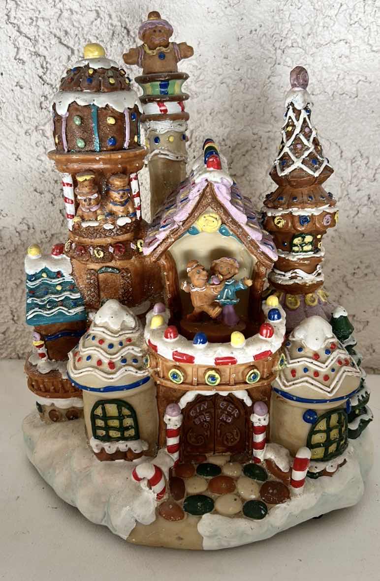Photo 1 of MOTION CHRISTMAS GINGERBREAD HOUSE VILLAGE H14”