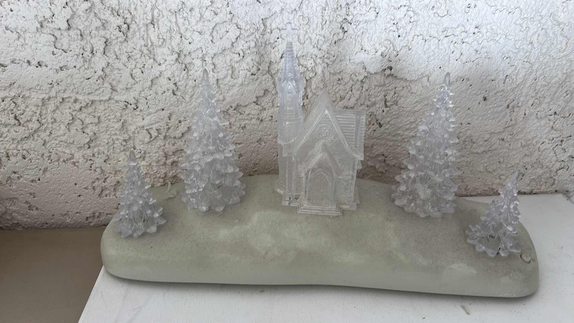 Photo 1 of 2 - CHRISTMAS DECOR SNOW SCENES 16” x H9”