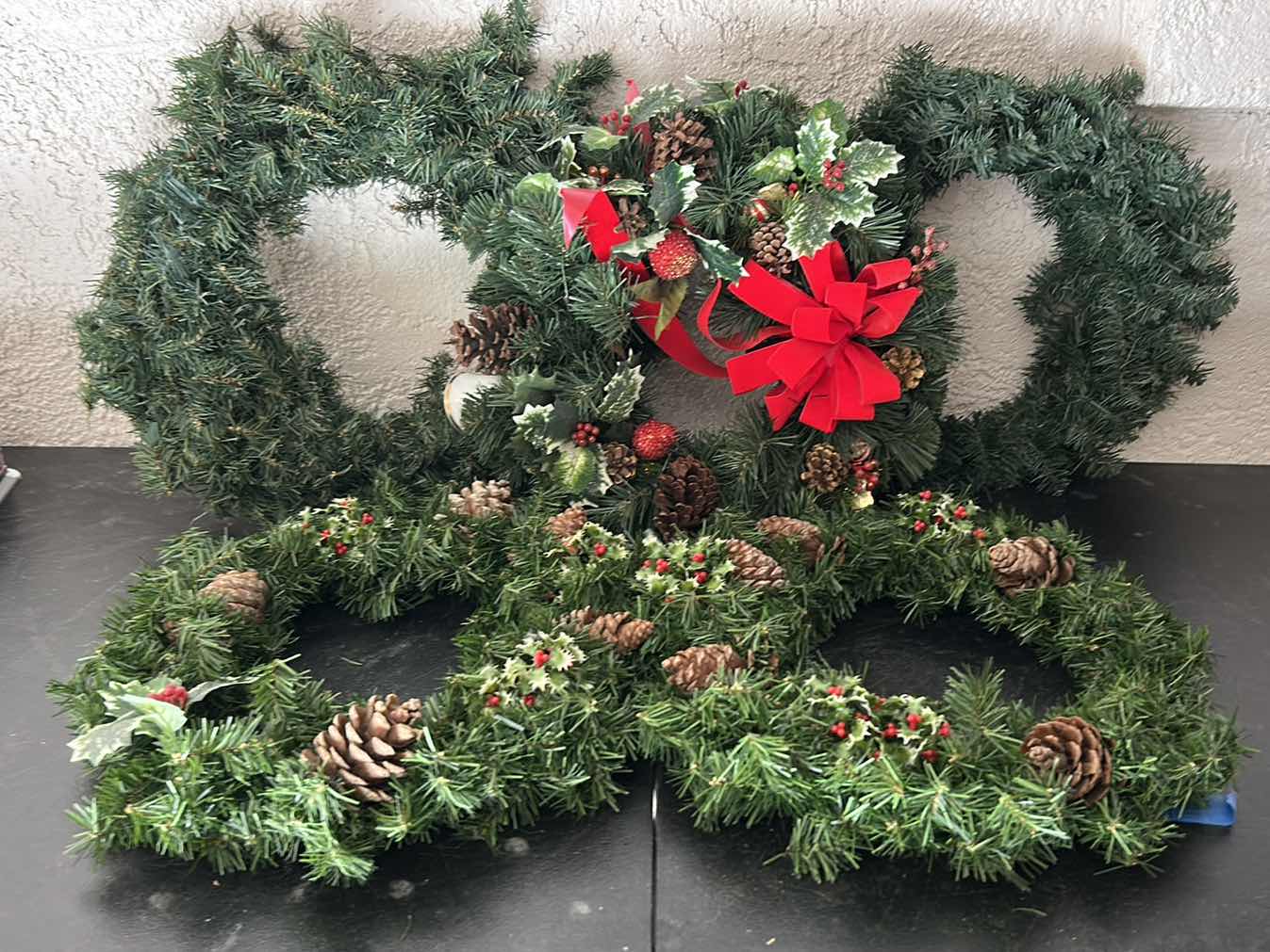 Photo 1 of 5 - CHRISTMAS WREATHS