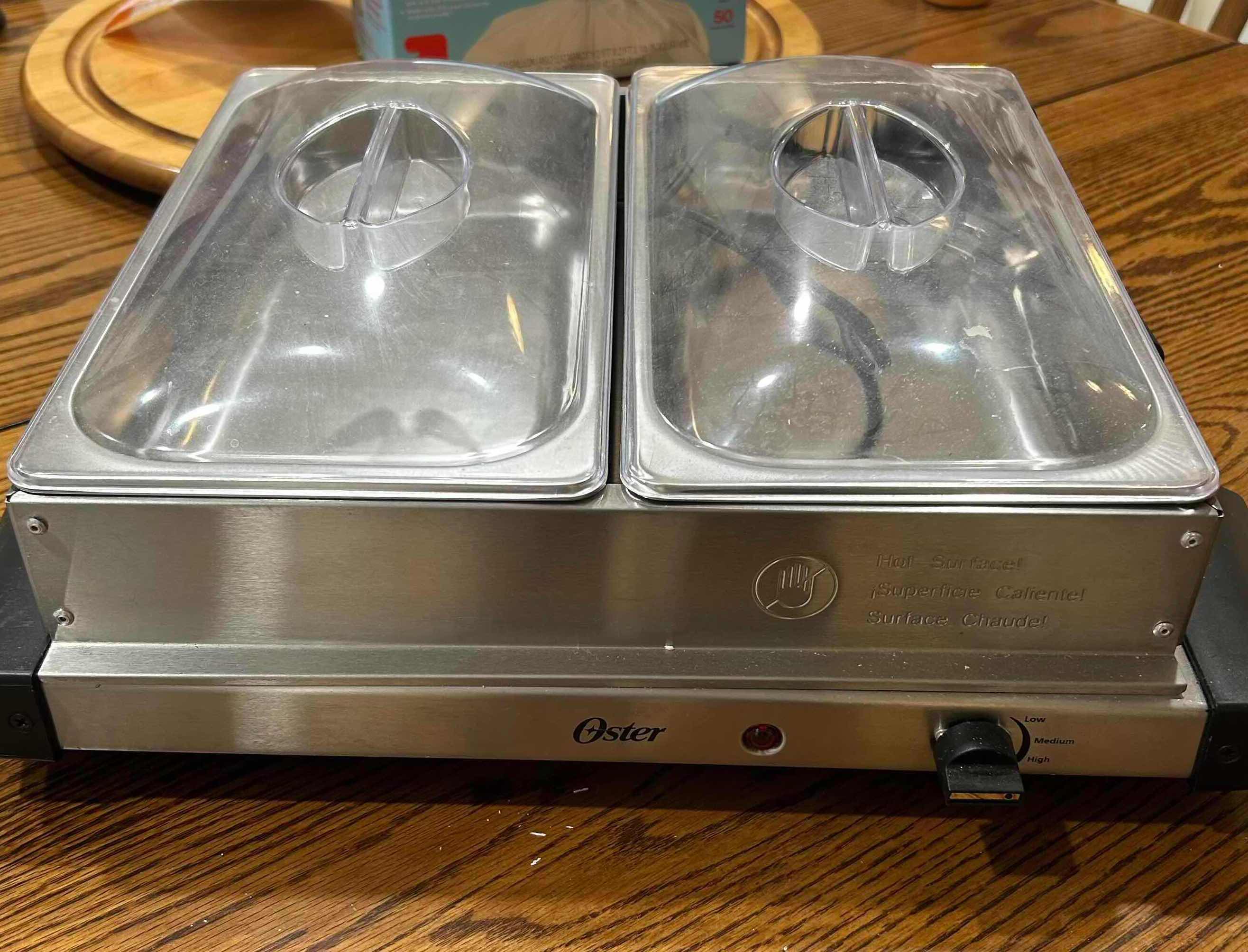 Photo 1 of OSTER BUFFET SERVER & WARMING TRAY