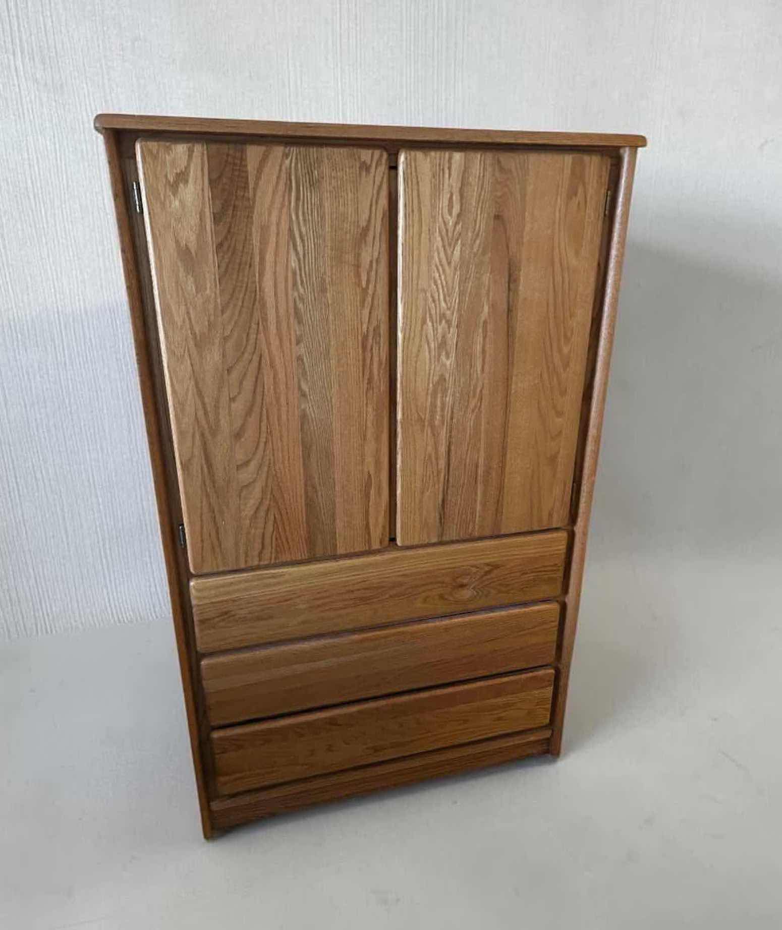 View 1 of OAK WARDROBE DRESSER 38" X 18" H 60"
