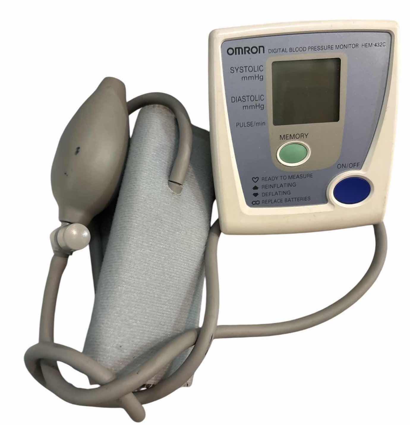 Photo 1 of OMRON DIGITAL BLOOD PRESSURE MONITOR, SHARPS PITCH-IT IV POLE & KN95 MASKS