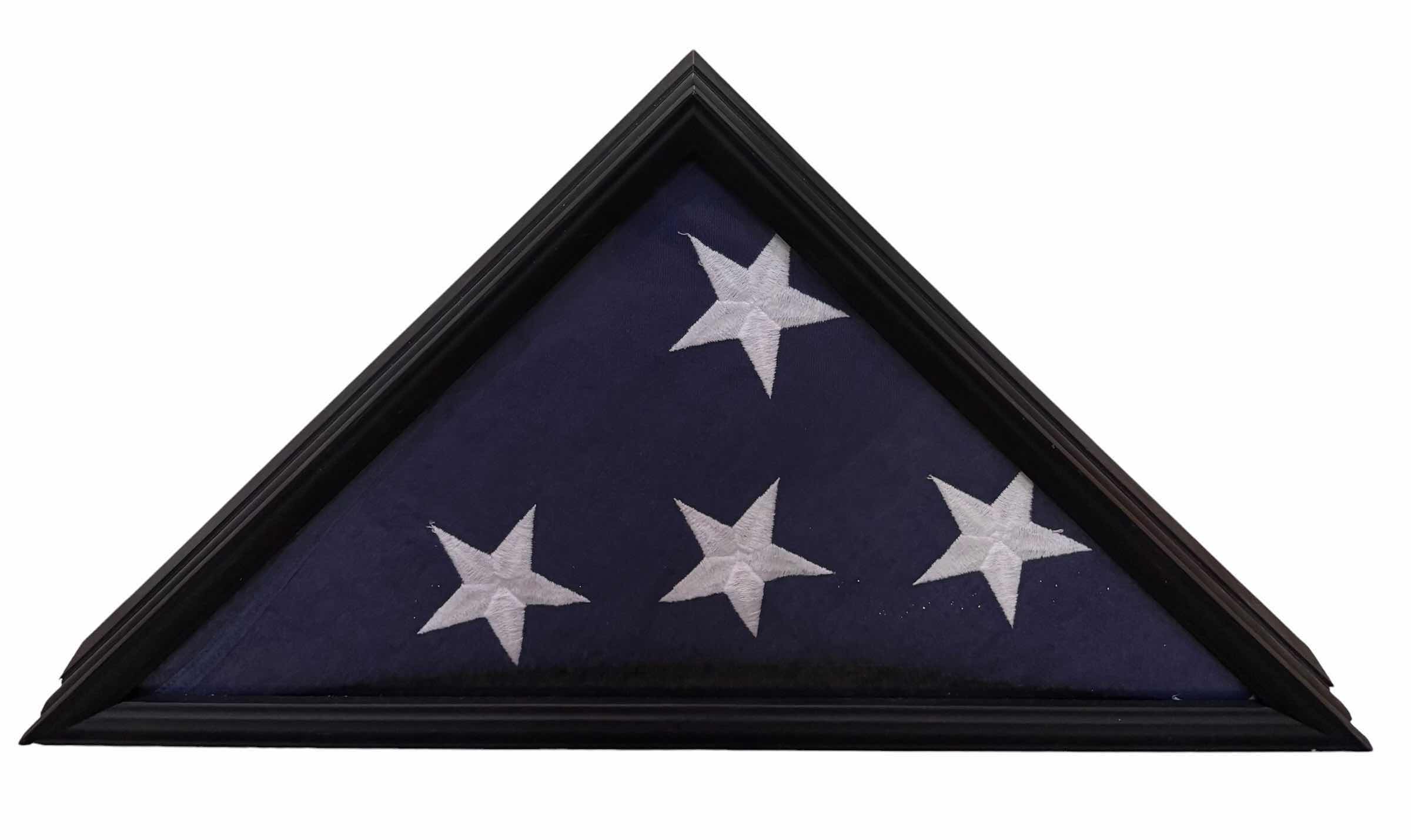 Photo 1 of AMERICAN FLAG FOLDED IN DISPLAY CASE