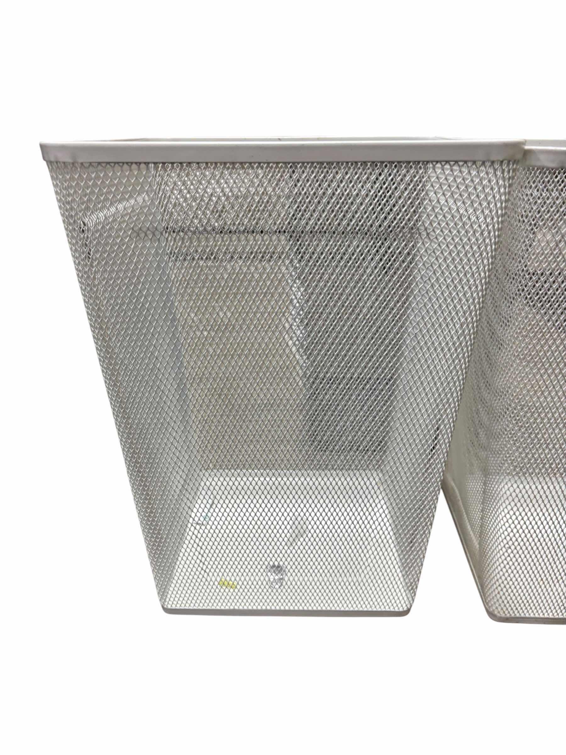 Photo 1 of FIVE TRASH CANS, TALLEST H14”