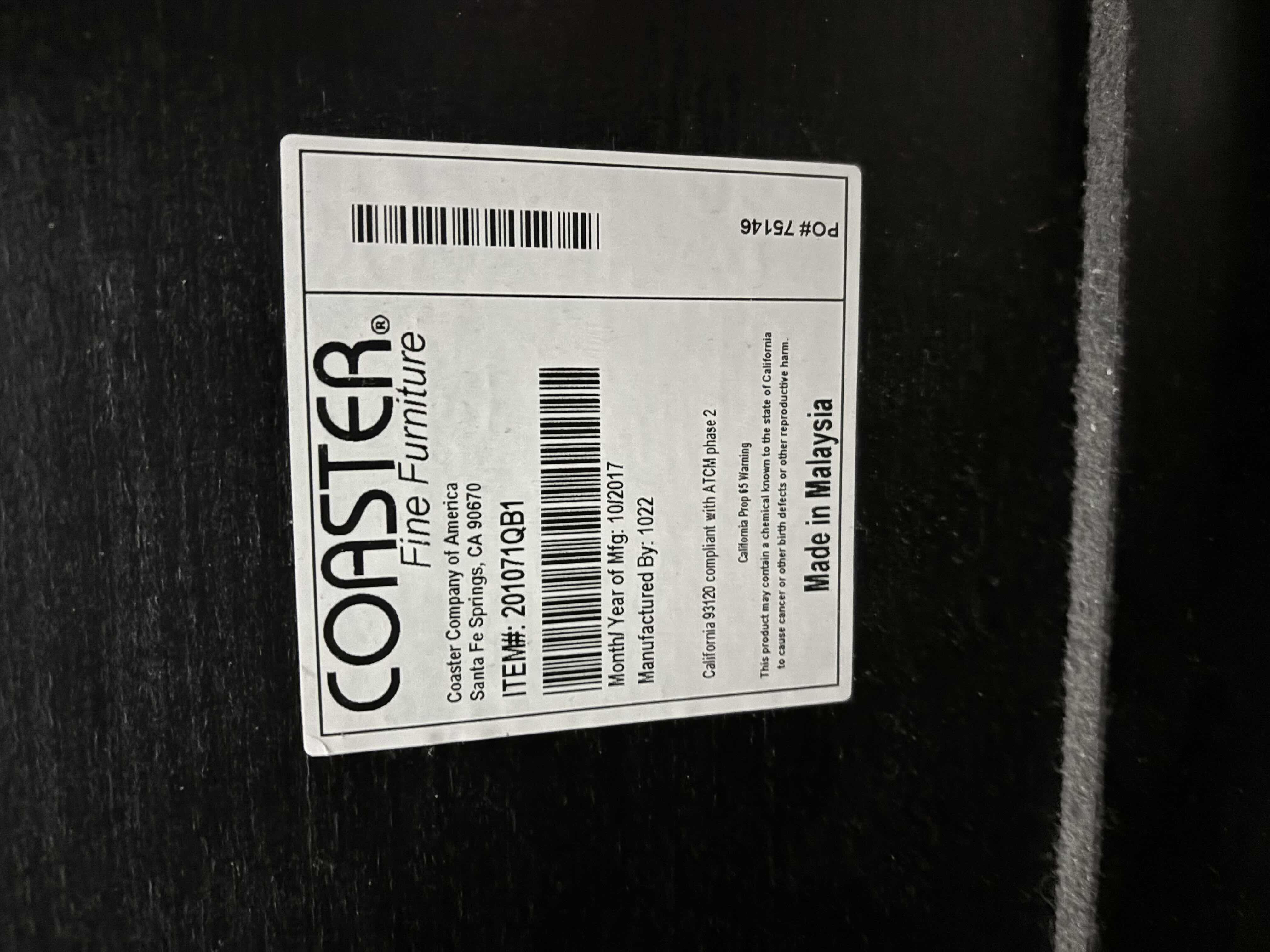 Photo 1 of COASTER FINE FURNITURE QUEEN SIZE SLEIGH BED WITH MATTRESS $899