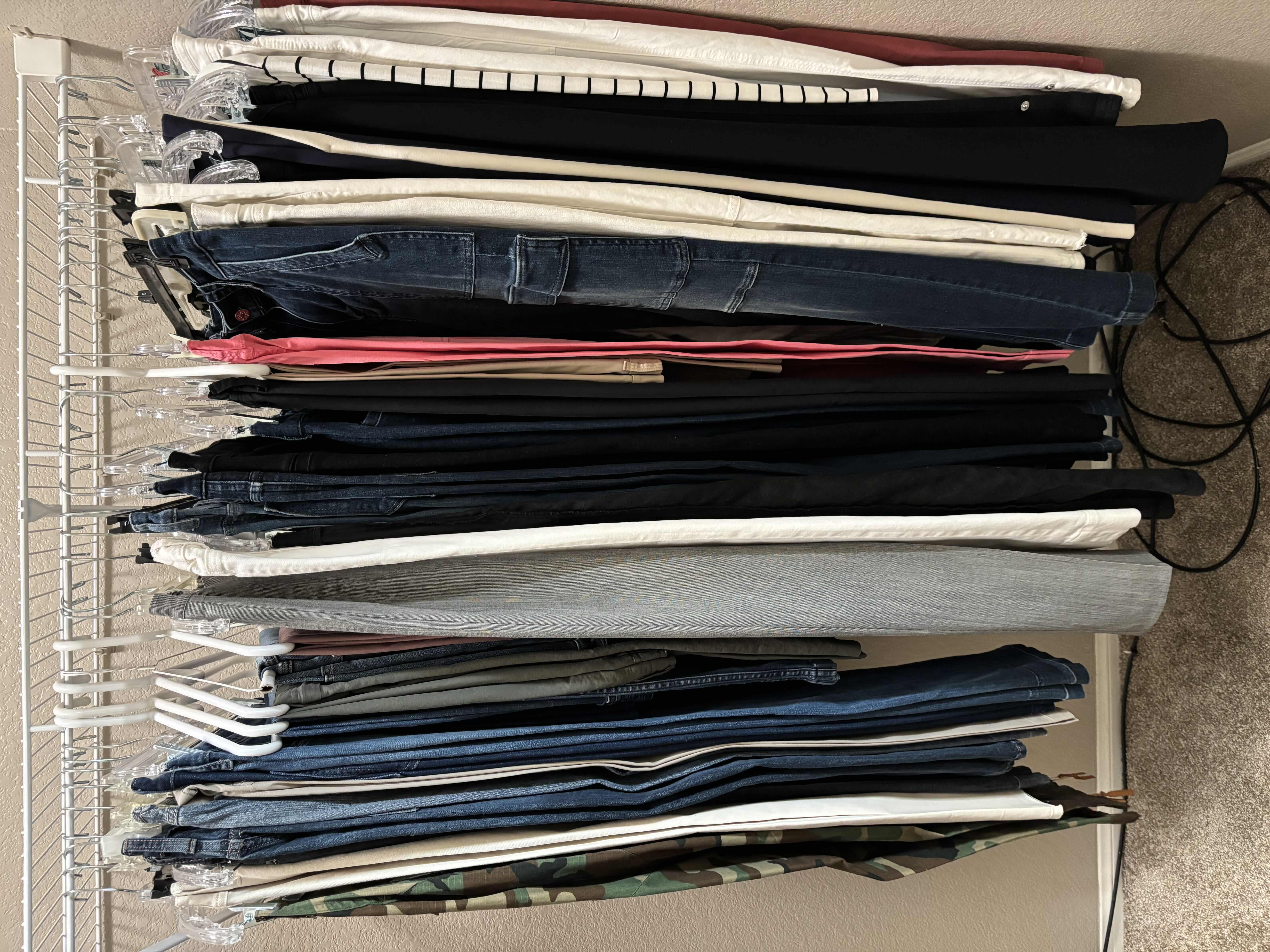 Photo 1 of CONTENTS OF CLOSET: WOMENS PANTS SIZE 8-10