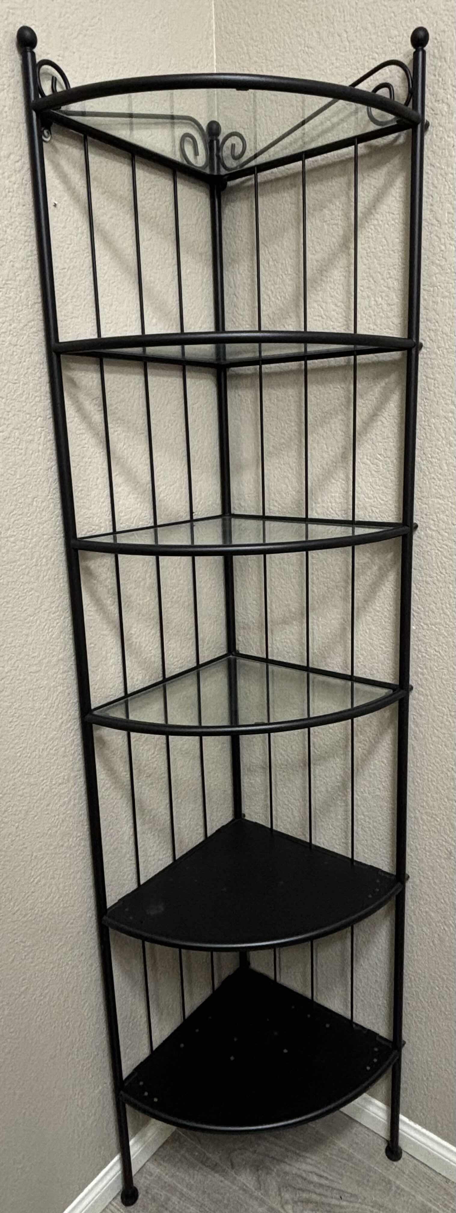 Photo 1 of CORNER SHELVING UNIT WITH SIX SHELVES H69”