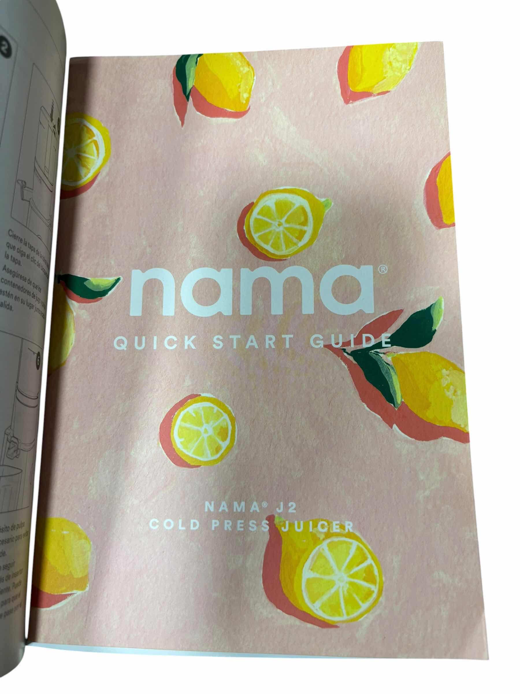 Photo 1 of NAMA J2 COLD PRESS JUICER WITH MANUAL & ACCESSORIES $599
