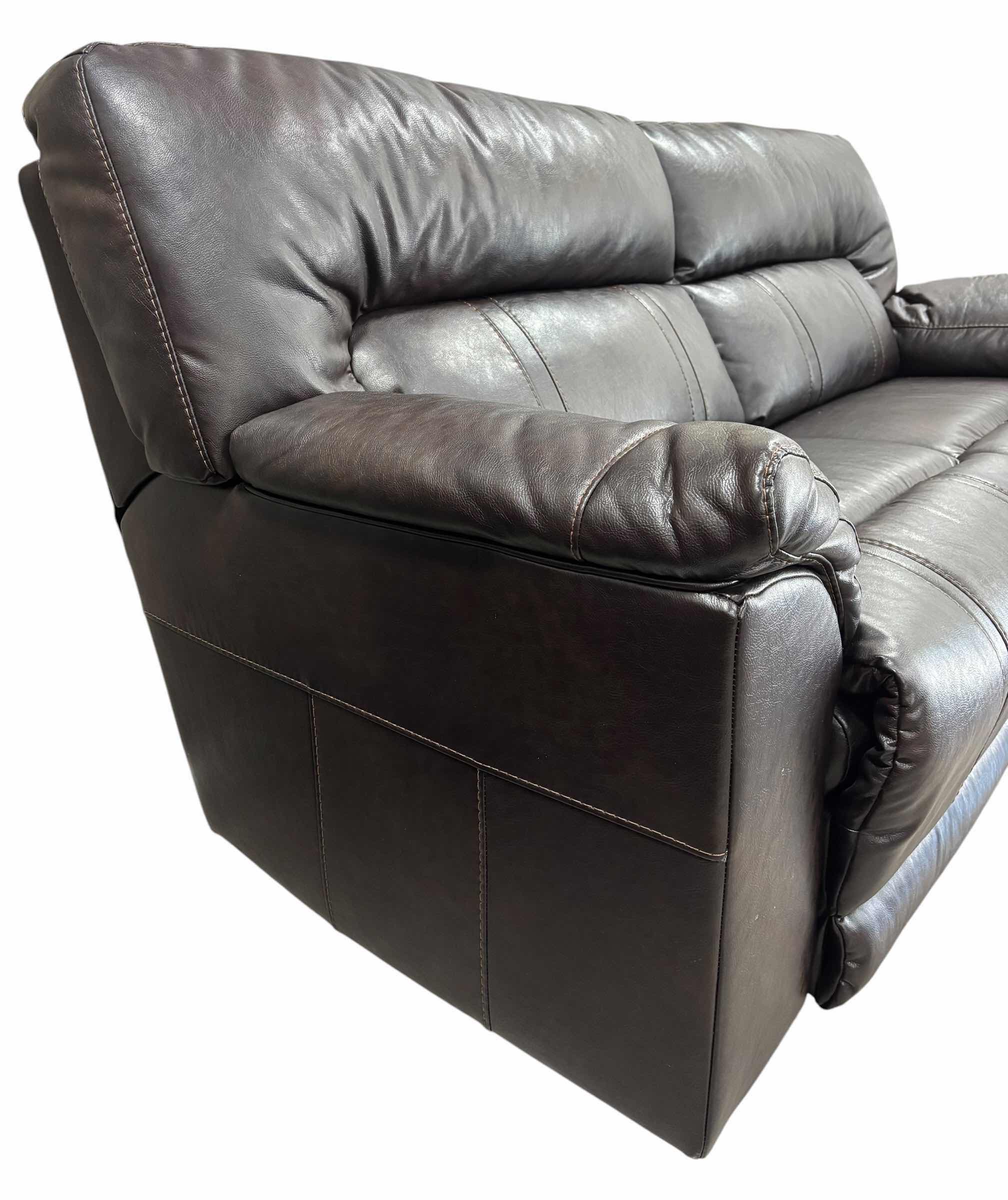 Photo 1 of SIGNATURE DESIGN BY ASHLEY BARRETSVILLE DURABLEND CHOCOLATE COUCH 90”L $2388