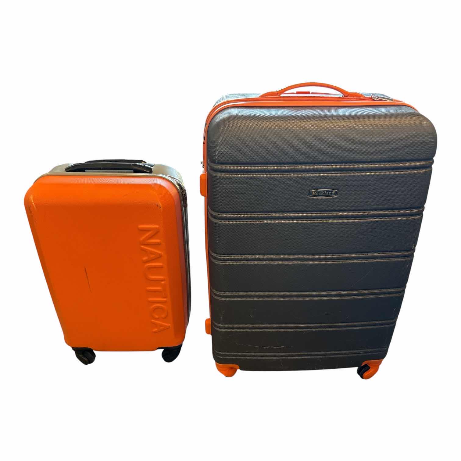 Photo 1 of 2-PCS ROCKLAND AND NAUTICA HARD LUGGAGE 17”X11”H30”