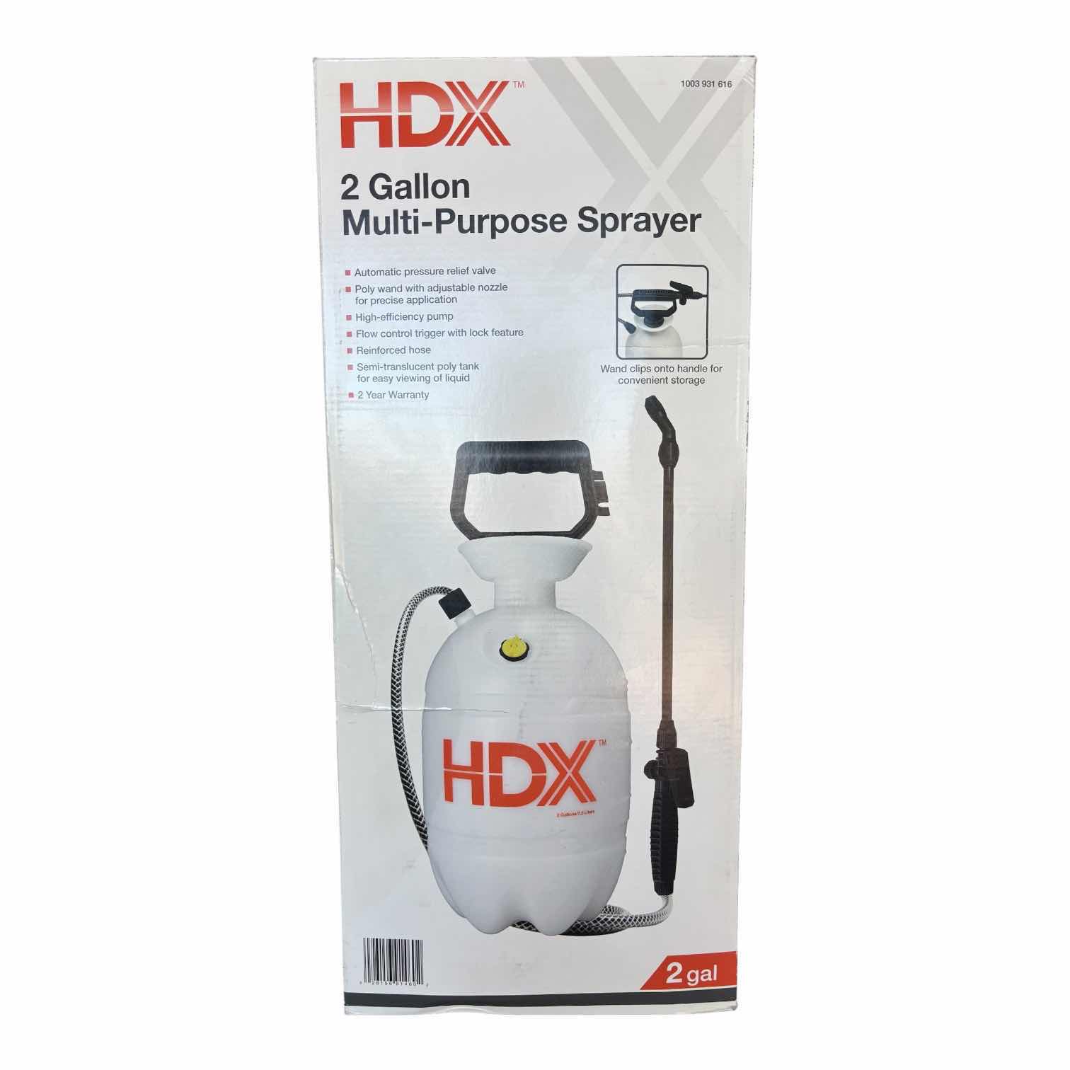 Photo 1 of NIB HDX 2 GALLON MULTI PURPOSE SPRAYER