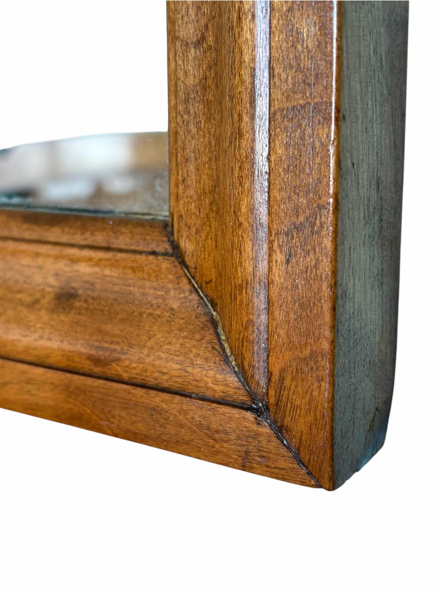 View 2 of WOOD FRAMED WALL MIRROR 48” X 34”