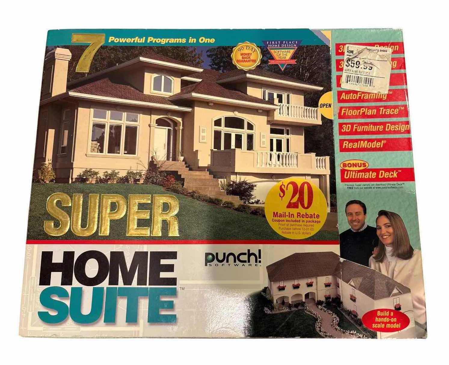 View 3 of PUNCH! SUPER HOME SUITE SOFTWARE, CASE LOGIC CD CASE & ASSORTED SOFTWARE DISCS