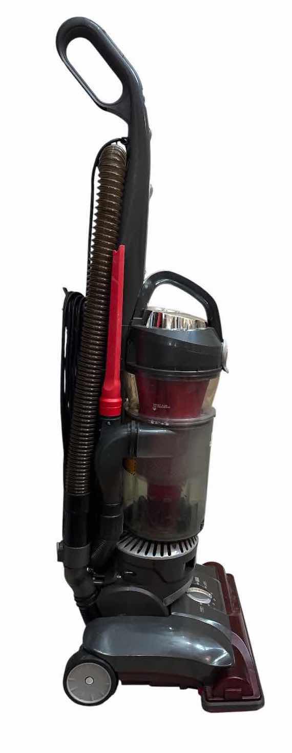 View 2 of HOOVER MAX PERFORMANCE PET BAGLESS UPRIGHT VACUUM CLEANER – GRAY & BURGUNDY $85