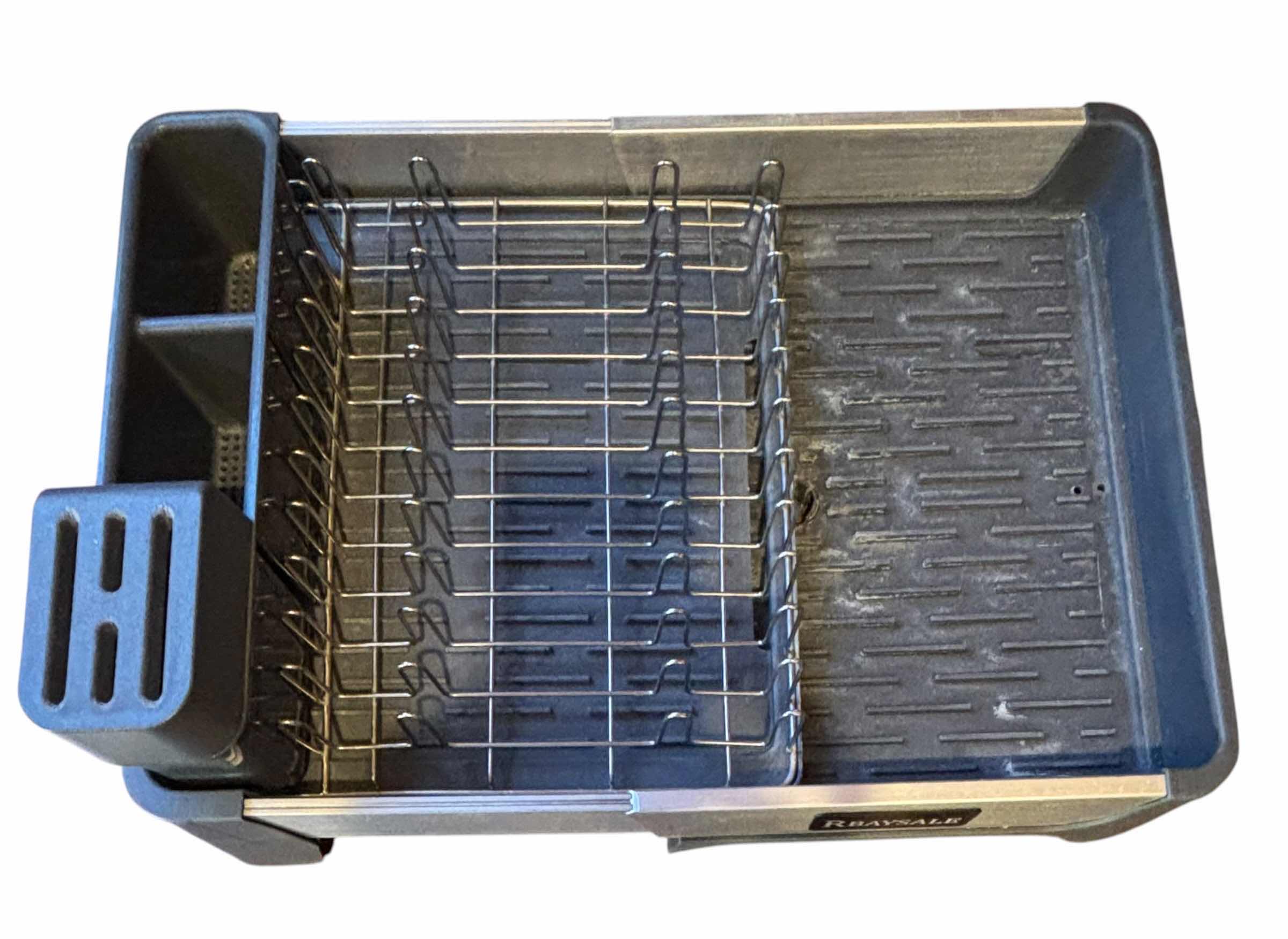 View 2 of RBAYSALE EXPANDABLE STAINLESS STEEL DISH RACK WITH SINK CADDY $119