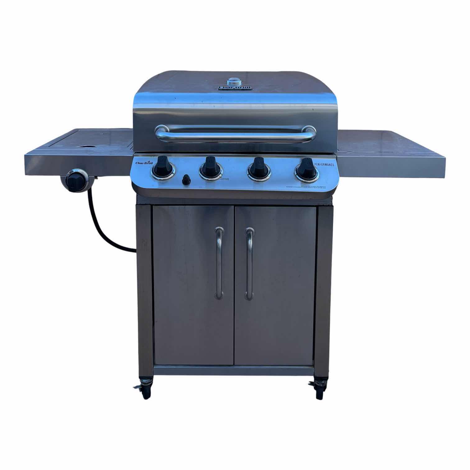 View 1 of CHARBROIL GAS BBQ GRILL WITH SIDE BURNER $419